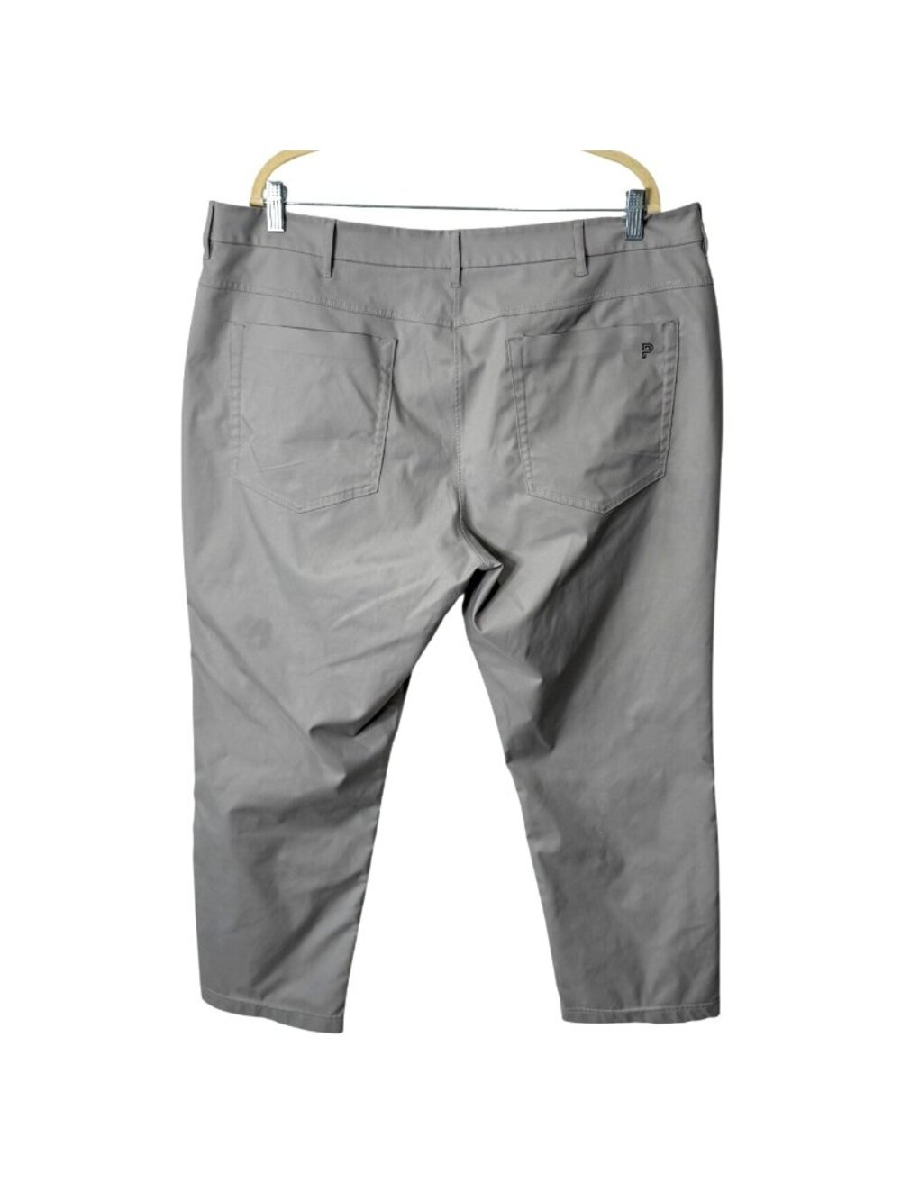 Public Rec Mens Size 40x28 Performance Pants Chino Grey Golf - Picture 2 of 8